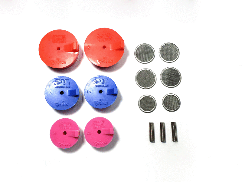 Ticon Silicone Purge Plugs (Turbo Manifold Kit) - Tig Aesthetics 903-71000-3000