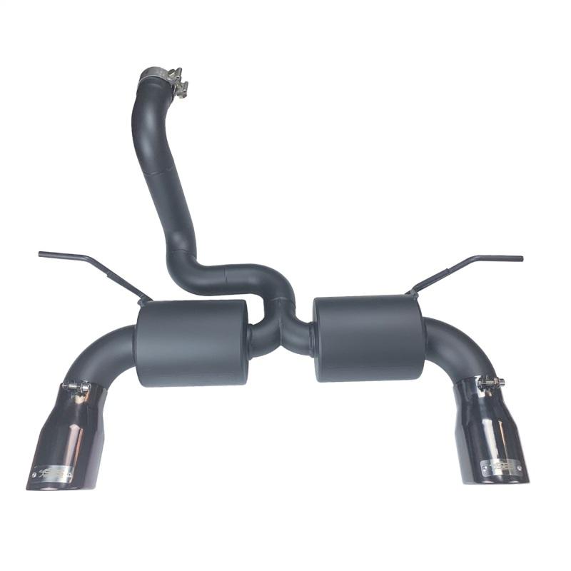 Injen 18-20 Jeep Wrangler JL L4-2.0L Turbo / V6-3.6L SS Axle-back Exhaust - Black SES5005BLK Main Image