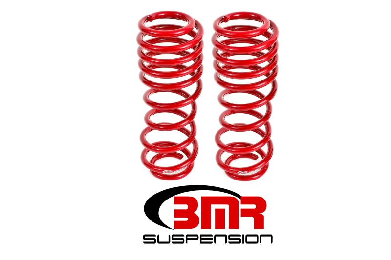 BMR 07-14 Shelby GT500 Rear Handling Version Lowering Springs - Red SP074R Main Image