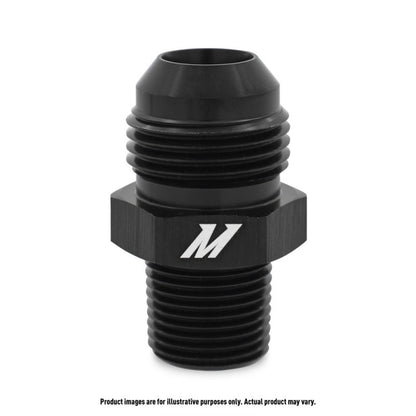 Mishimoto Aluminum -4AN to 1/4 NPT Fitting - Black MMFT-ADA-0414