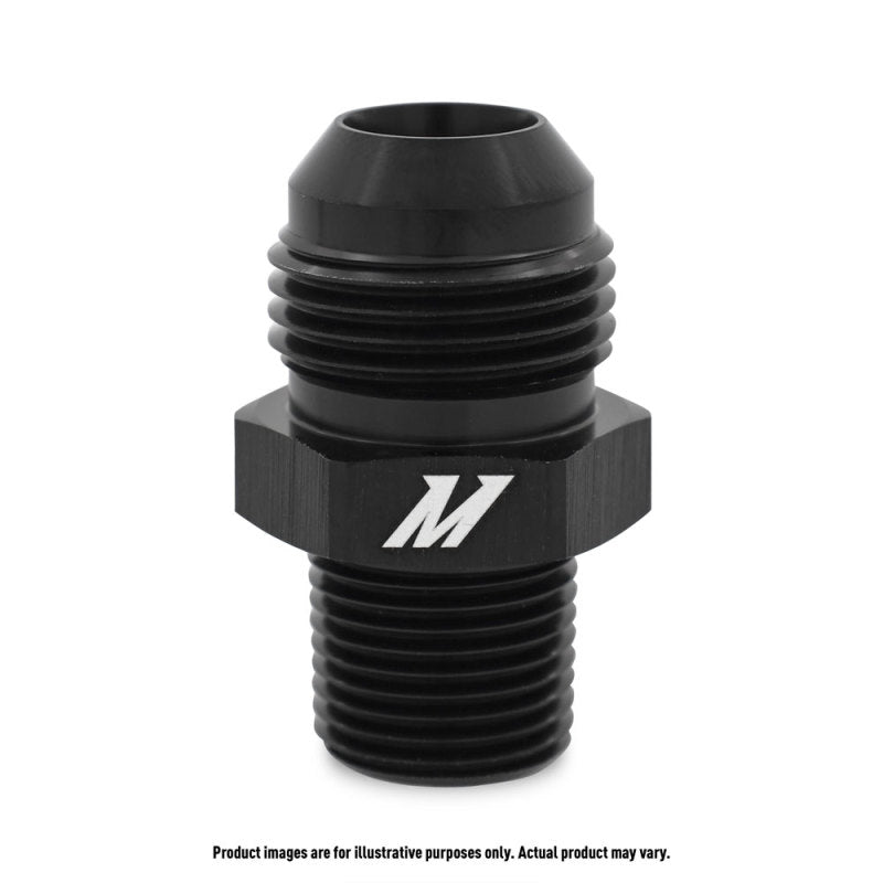 Mishimoto Aluminum -4AN to 1/4 NPT Fitting - Black MMFT-ADA-0414