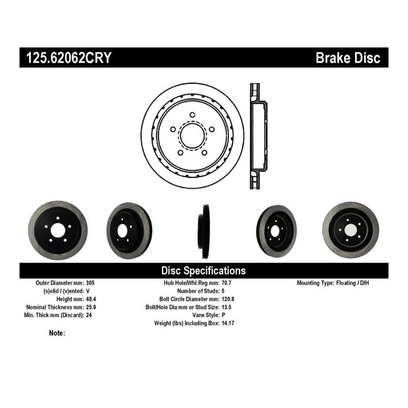 Stoptech ST Standard Brake Rotors Brakes, Rotors & Pads Brake Rotors - OE main image