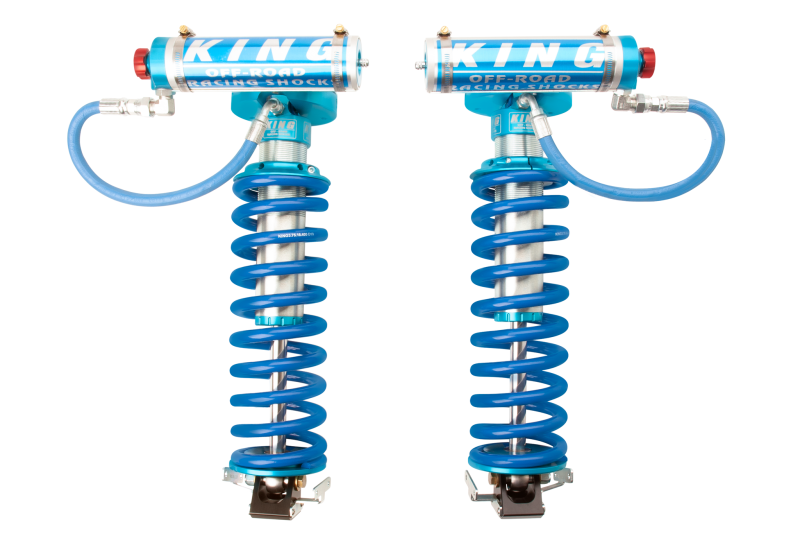 King Shocks 2005+ Ford F-250 4WD Front 2.5 Dia Remote Res Coilover Conversion w/Adjuster (Pair) 25001-146A