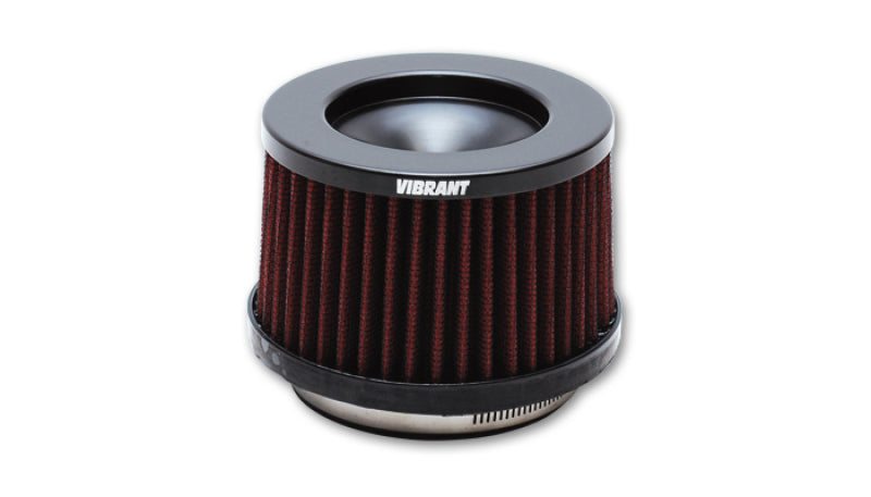 Vibrant THE CLASSIC Performance Air Filter, 3" Inlet ID x 4.375 Overall Height