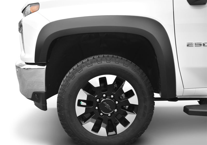 Bushwacker 2020 Chevrolet Silverado 2500 Extend-A-Fender Style Flares Front 2pc - Black 40163-02