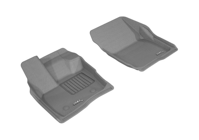 3D MAXpider 2017-2020 Ford/Lincoln Fusion/MKZ Kagu 1st Row Floormat - Gray L1FR10911501 Main Image