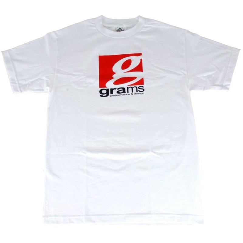 Grams Performance and Design Logo White T-Shirt - XL G35-99-6022 Main Image