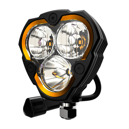 KC HiLiTES FLEX ERA 3 Vehicle Light System Kit Jeep JL/JT Combo Beam and A-Pillar Bracket 97129
