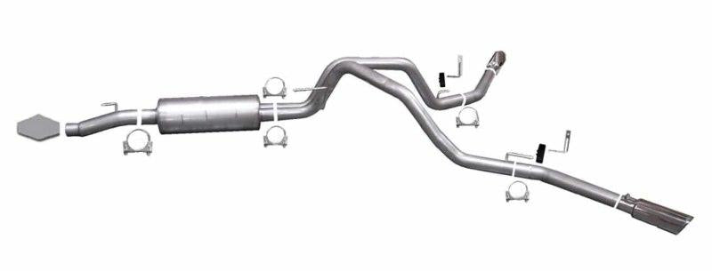 Gibson 05-08 Ford F-150 FX4 5.4L 2.5in Cat-Back Dual Extreme Exhaust - Stainless 69012 Main Image