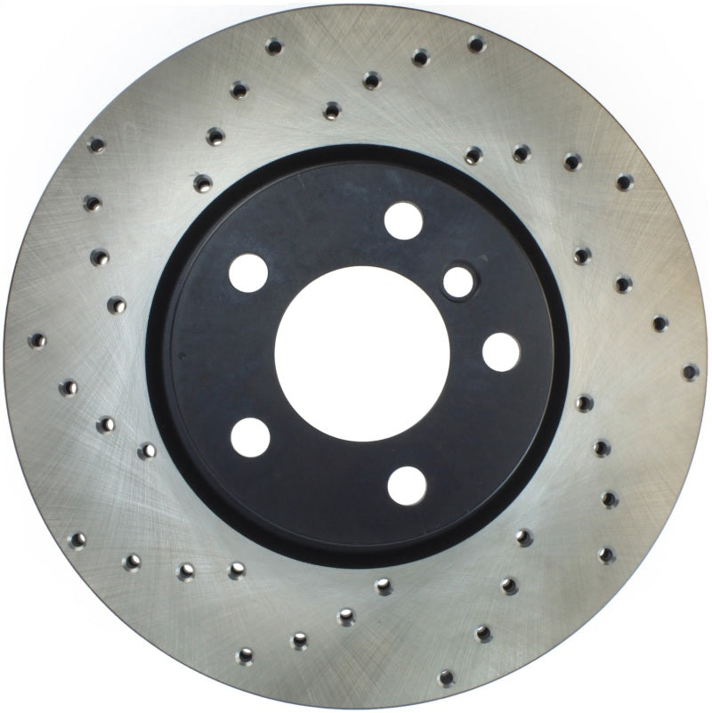 StopTech  Sport Cryo Cross Drilled Brake Rotor; Rear Left