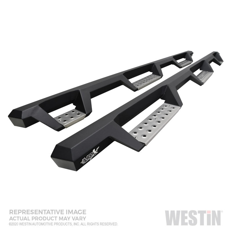 Westin 19-20 Ram 2500/3500 HDX Stainless Drop W2W Nerf Step Bars - Textured Black 56-5347852