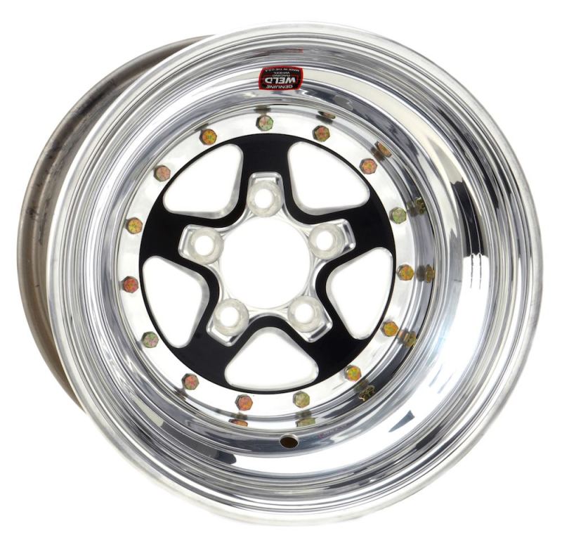 Weld Alumastar 2.0 15x8 / 5x4.5 BP / 4in BS Black Wheel - Non-Beadlock 88B-508208