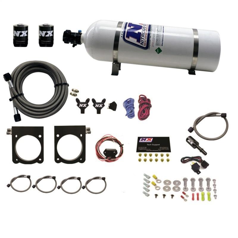 Nitrous Express 13-17 Dodge Viper (Gen-V) Nitrous Plate Kit (50-400HP) w/15lb Bottle 20970-15 Main Image