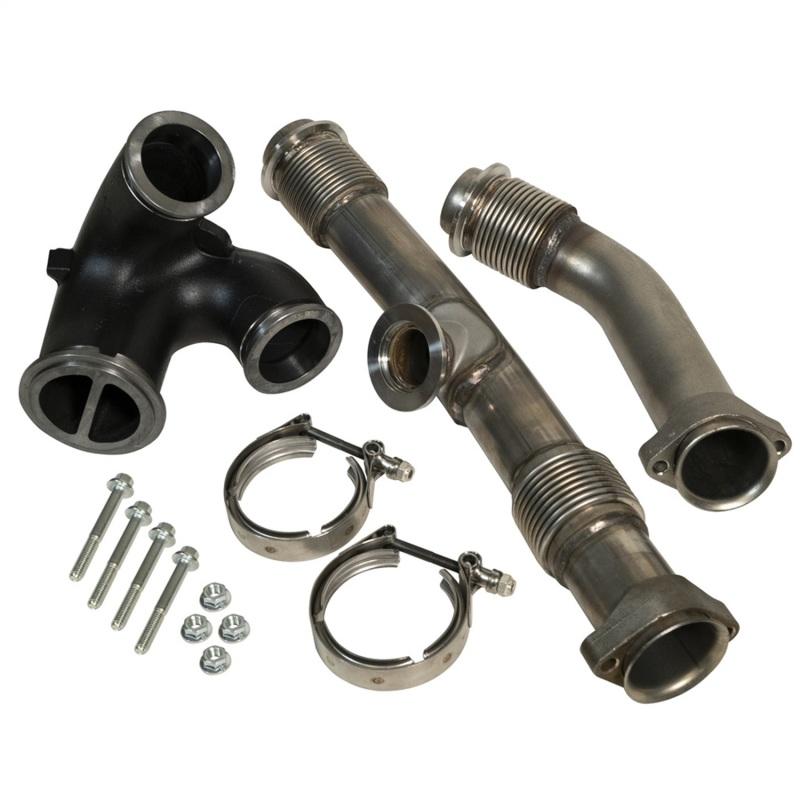 BD Diesel UpPipe Kit - Ford 2004.5-2007 6.0L Powerstroke w/EGR Connector 1043918 Main Image