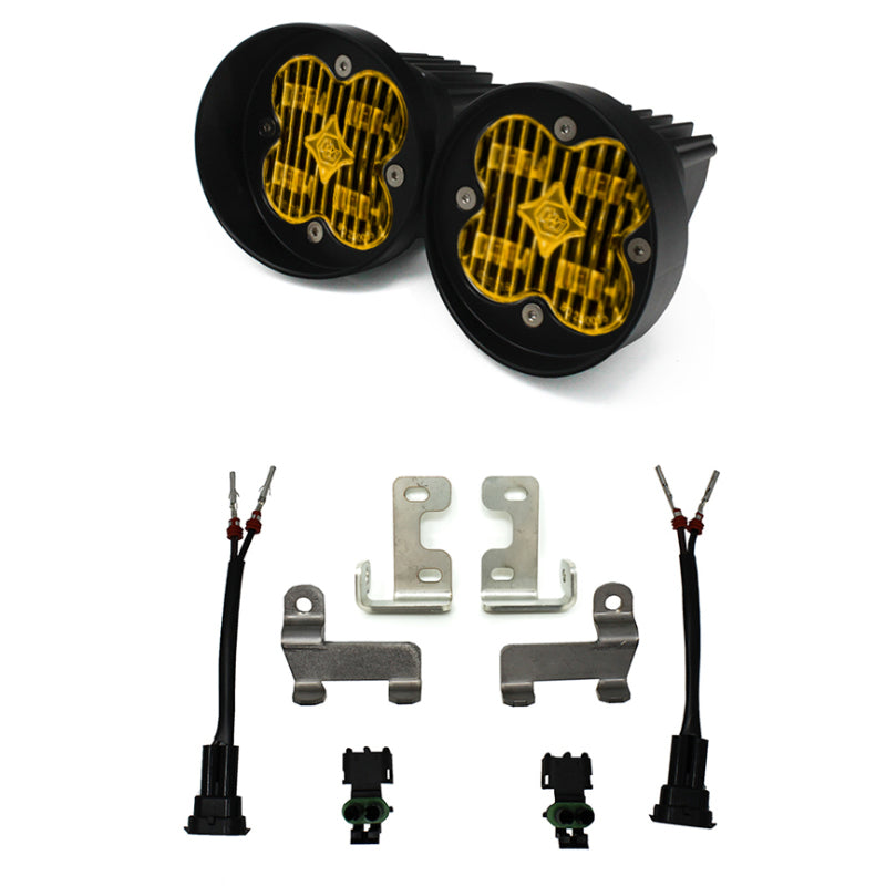 Baja Designs 2012+ Rav4 Fog Pocket Kit Squadron SAE Amber 447679