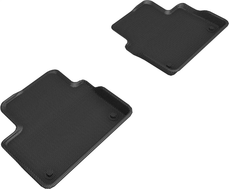 3D MAXpider ACE Kagu - Rear - Black Floor Mats Floor Mats - Rubber main image