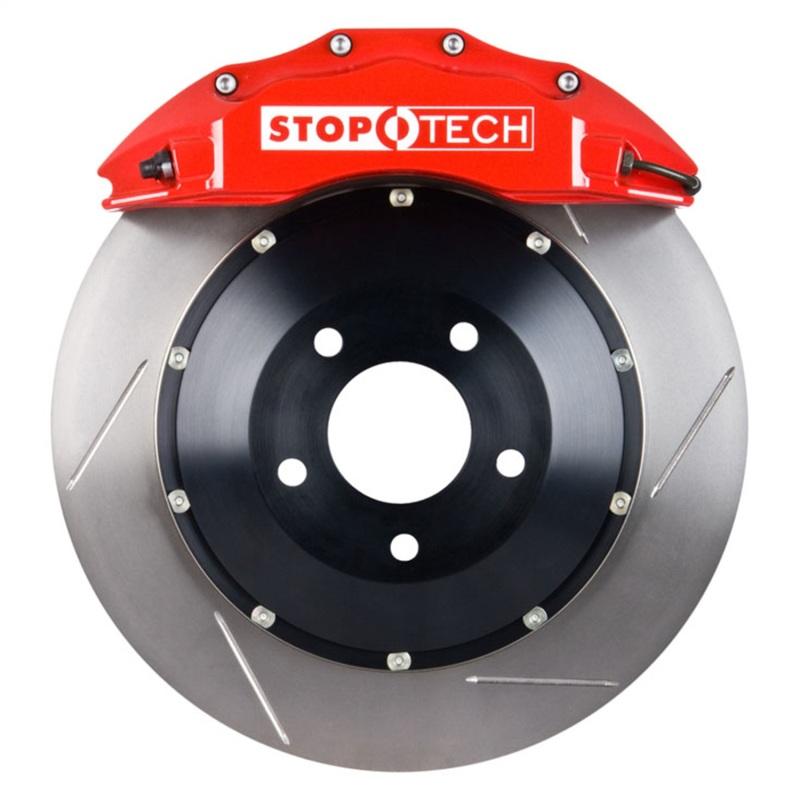 StopTech BMW 14-15 328i/ 13 Active Hybrid 3 Front BBK w/Red ST60 Calipers Slotted 355X32mm Rotors 83.B33.6700.71 Main Image