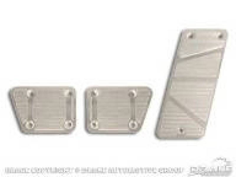 DV8 Offroad 2007-2013 Jeep JK Billet Pedal Covers Manual 3 Pc D-JP-180026-BL Main Image