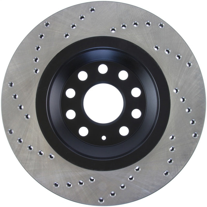 StopTech Sport Cryo Cross Drilled Brake Rotor; Front Left