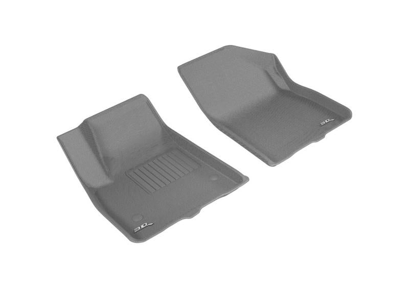 3D MAXpider 2017-2020 GMC/Chevrolet Acadia/Blazer Kagu 1st Row Floormat - Gray L1GM02111501 Main Image