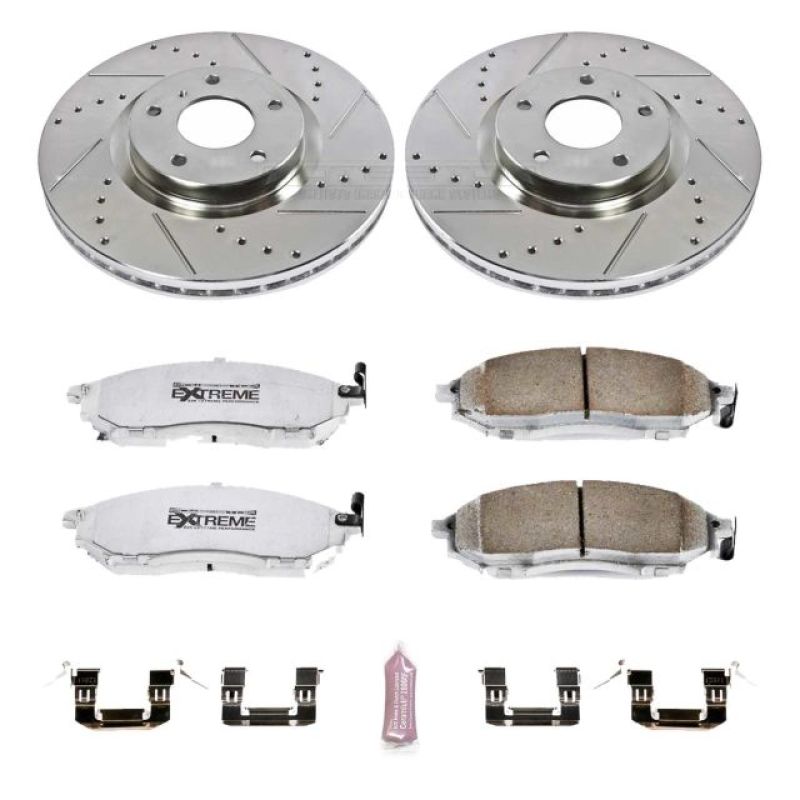 PowerStop PSB Z26 Street Warrior Kit Brakes, Rotors & Pads Brake Kits - Performance D&S main image