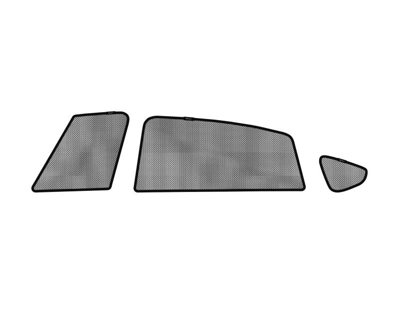 3D MAXpider 2013-2017 Subaru XV Crosstrek Black Sun Shades - Side Windows S1SB0081 Main Image