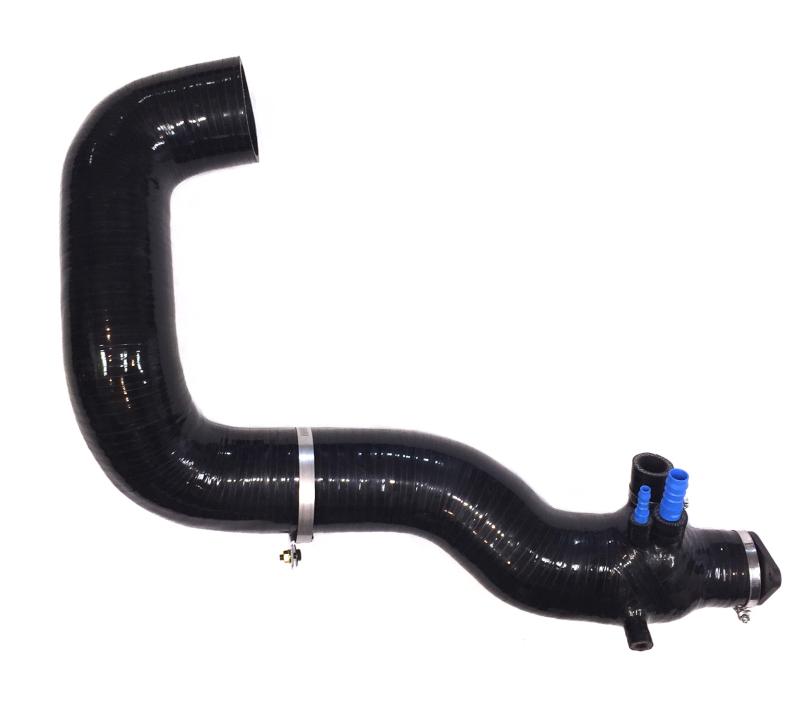 AVO 2015+ Subaru WRX / 14-18 Subaru Forester XT Larger Inlet Silicone Inlet Hose Kit - Black S7W15841ABLKJ Main Image