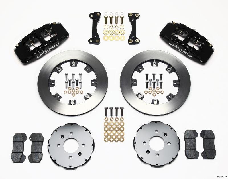 Wilwood Dynapro 6 Front Hat Kit 12.19in 90-99 Civic w/240 mm Disc 140-10736 Main Image