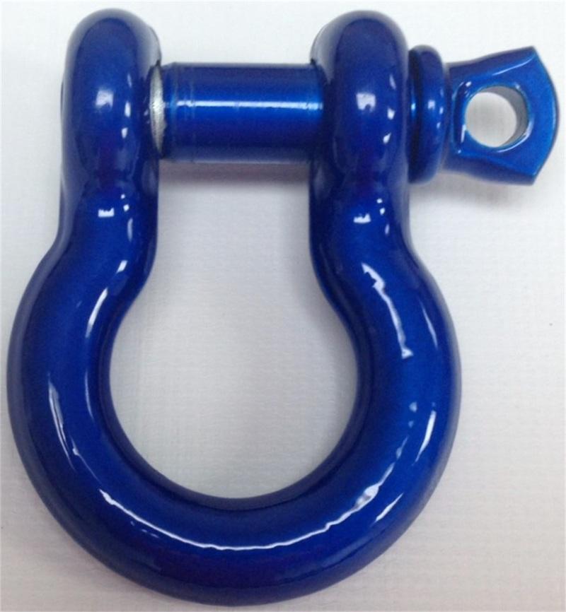 Iron Cross 3/4in D-Ring Shackle - Candy Blue 1000-02 Main Image