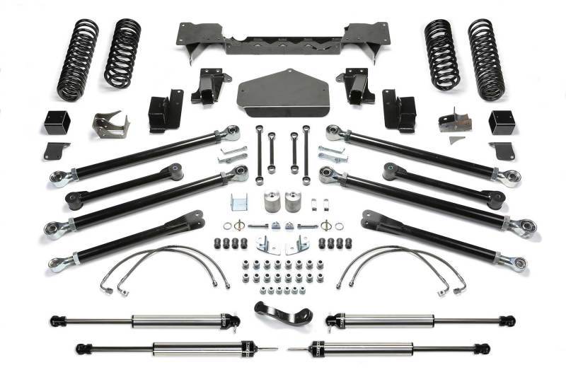 Fabtech 07-18 Jeep JK 4WD 2-Door 3in Crawler LT System w/DL Shocks K4059DL Main Image