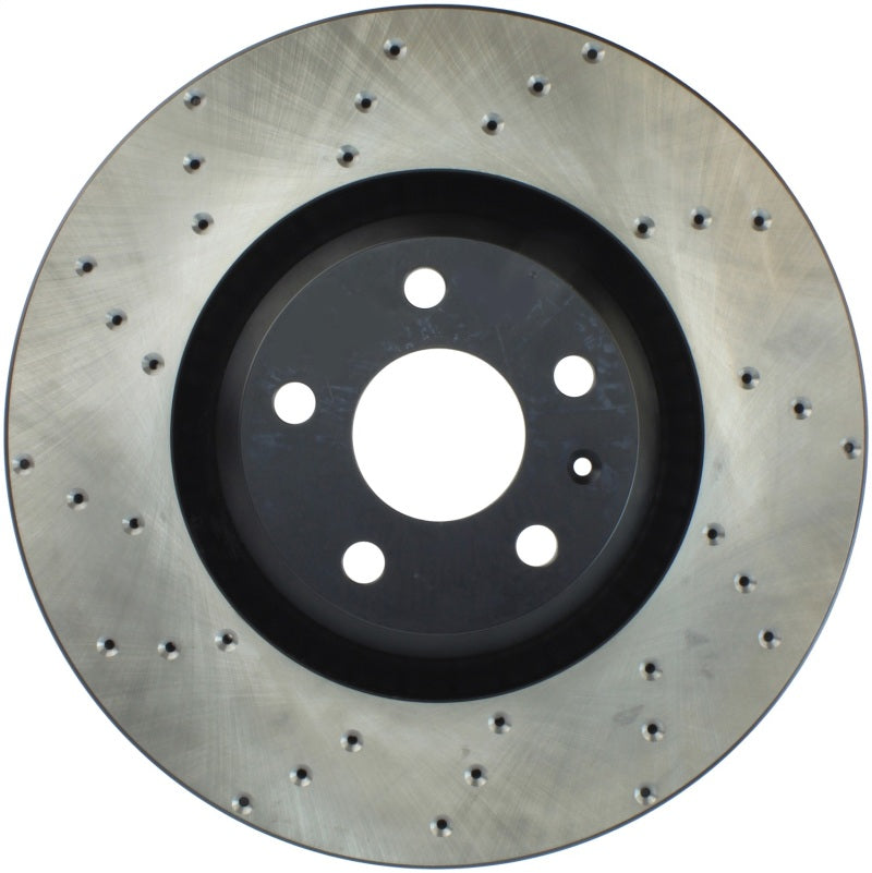 StopTech Sport Cryo Cross Drilled Brake Rotor; Rear Left