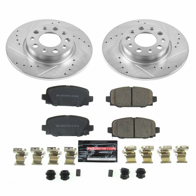 PowerStop PSB Z23 Evolution Kit Brakes, Rotors & Pads Brake Kits - Performance D&S main image