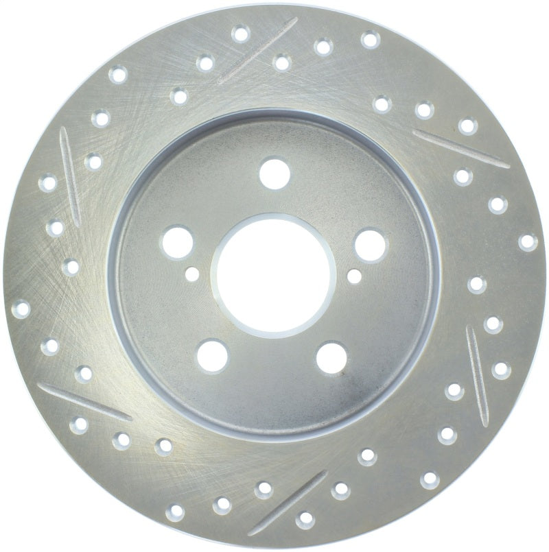 StopTech Select Sport Drilled & Slotted Rotor - Rear Left 227.44165L