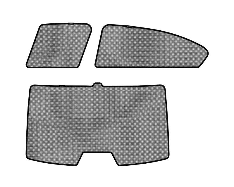 3D MAXpider 2012-2015 Honda Civic Sedan Black Sun Shades - Complete Set S1HD0410 Main Image