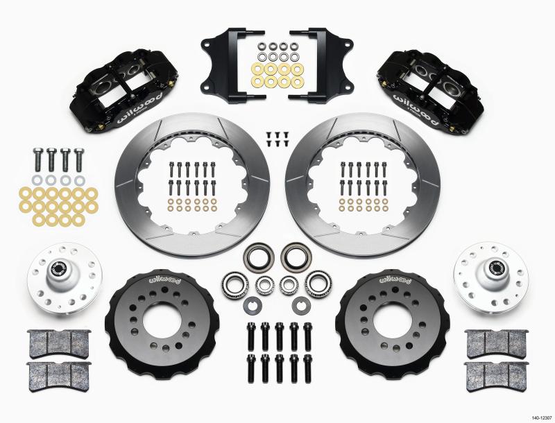 Wilwood Narrow Superlite 6R Front Hub Kit 12.88in Heidts Tri -5 2 inch Drop Spindle 140-12307 Main Image