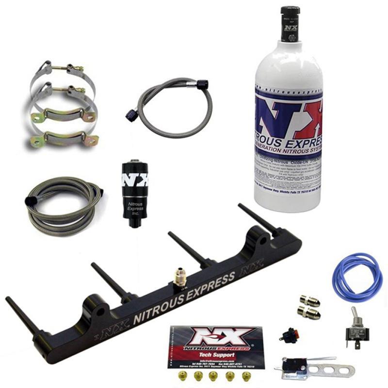 Nitrous Express Billet Spray Bar Nitrous Kit for Hayabusa w/1lb Bottle 62201-1.0P Main Image