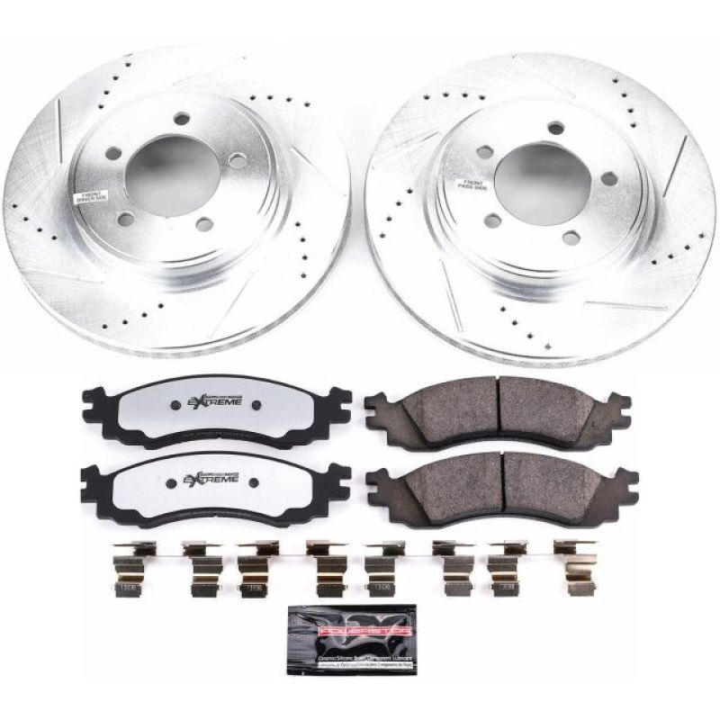 PowerStop PSB Z36 Truck & Tow Kit Brakes, Rotors & Pads Brake Kits - Performance D&S main image