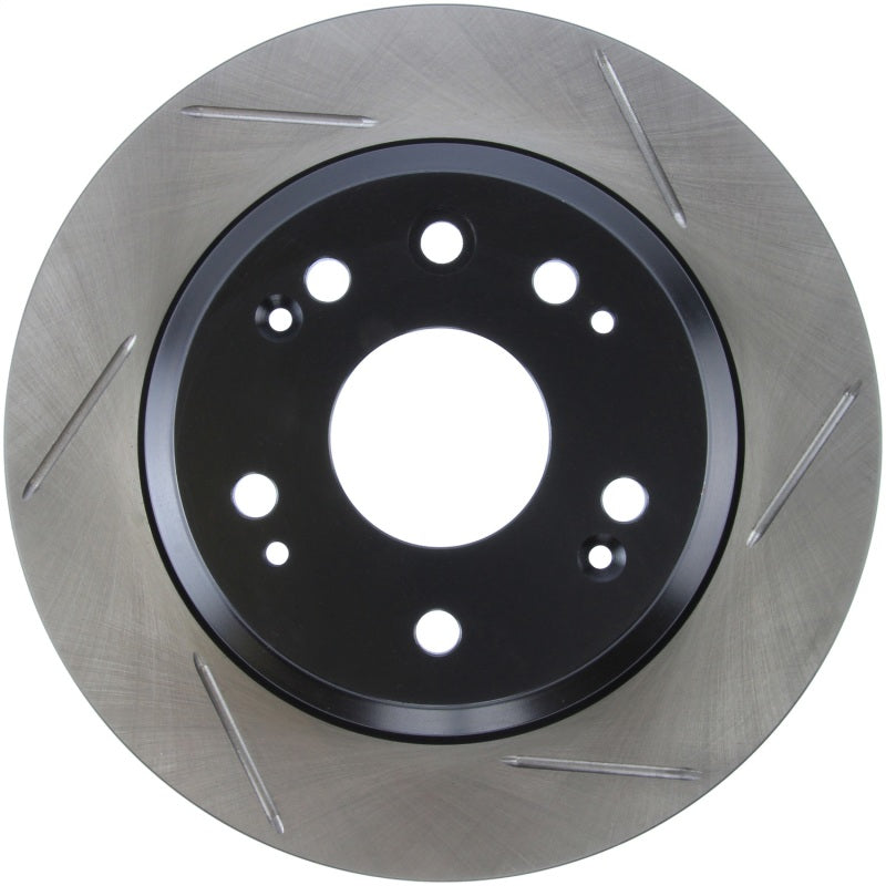 StopTech Sport Slotted Brake Rotor; Rear Left