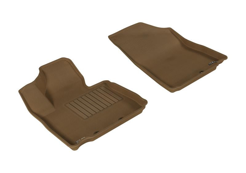 3D MAXpider 2014-2015 Kia Sorento Kagu 1st Row Floormat - Tan L1KA01611502 Main Image