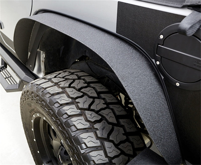 Rampage 2007-2018 Jeep Wrangler(JK) Steel Fender Flares - Slim - Black 867981