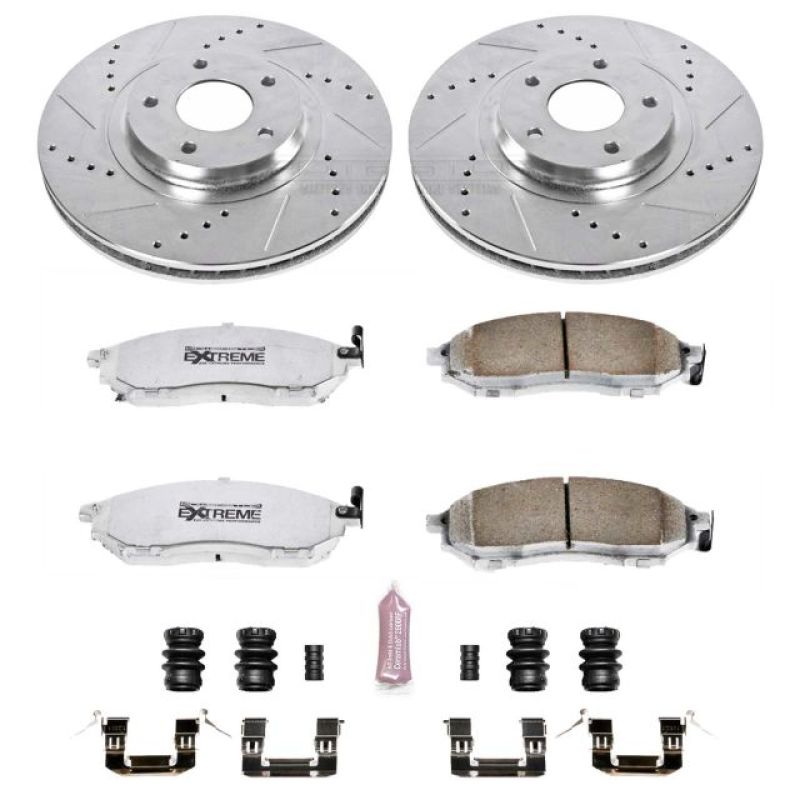 PowerStop PSB Z26 Street Warrior Kit Brakes, Rotors & Pads Brake Kits - Performance D&S main image