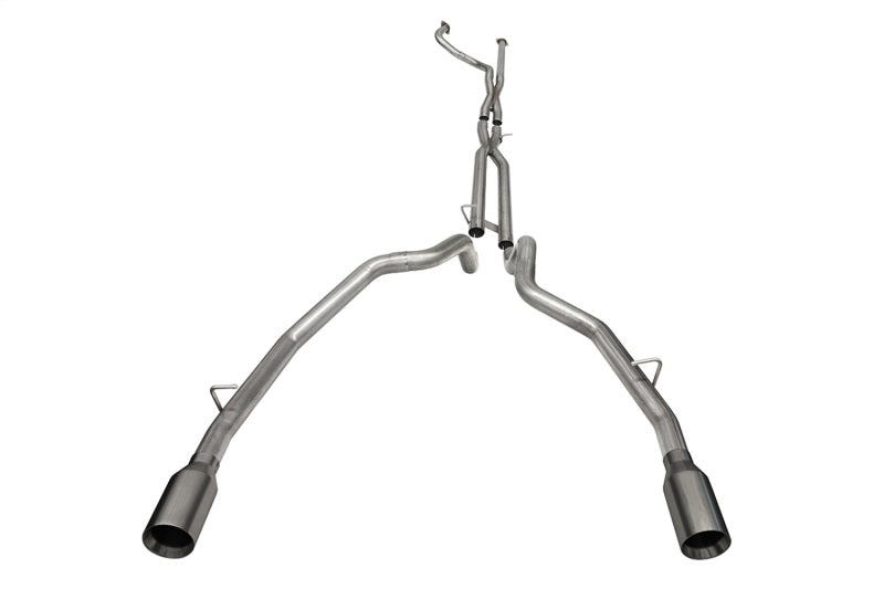 CORSA Performance Corsa 21-22 Dodge Ram TRX Crew Cab Baja Catback Exhaust Dual Rear Gunmetal Tip 21190GNM