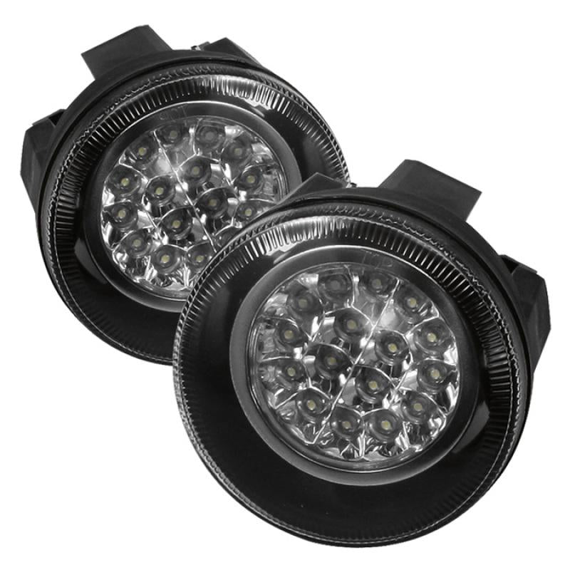 Spyder Dodge Dakota 01-04/Dodge Durango 01-03 LED Fog Lights w/Switch Clear FL-LED-DDAK01-C 5015570 Main Image