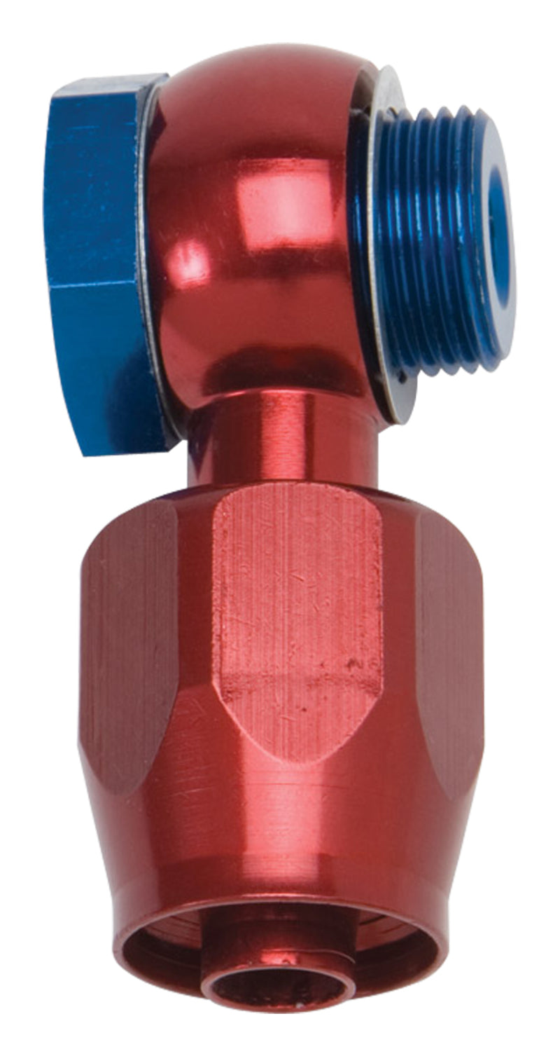 Russell -8 AN Carb Banjo Adapter Fittings (Red/Blue Finish)