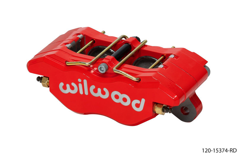 Wilwood Caliper - Off-Road Dynapro Narrow 5.25in Mount - 1.75/1.75in Pistons .38in Disc - Red 120-15374-RD