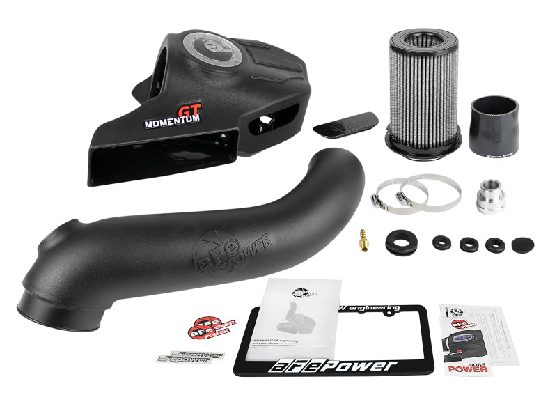 aFe Momentum GT Cold Air Intake System w/ Pro DRY S Media - 15-18 Volkswagen Golf R 50-70036D