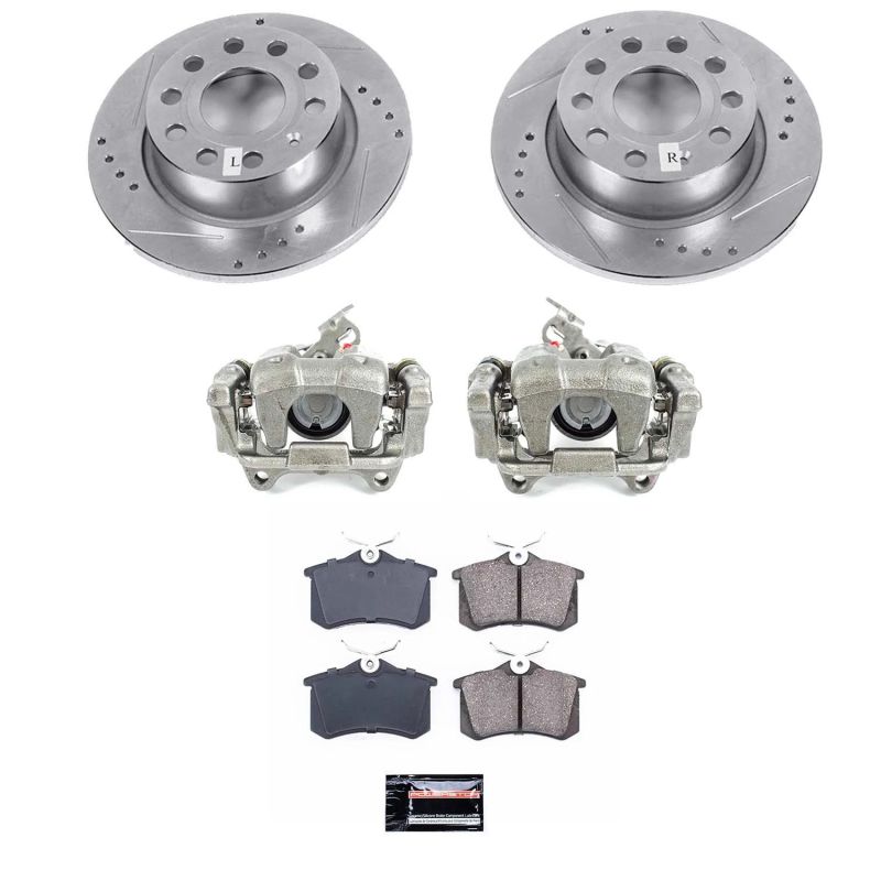 PowerStop PSB Autospecialty Kit w/Cals Brakes, Rotors & Pads Brake Kits - OE main image