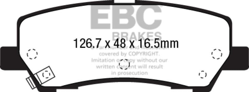 EBC brake Ultimax2 brake Pads UD1793 Main Image