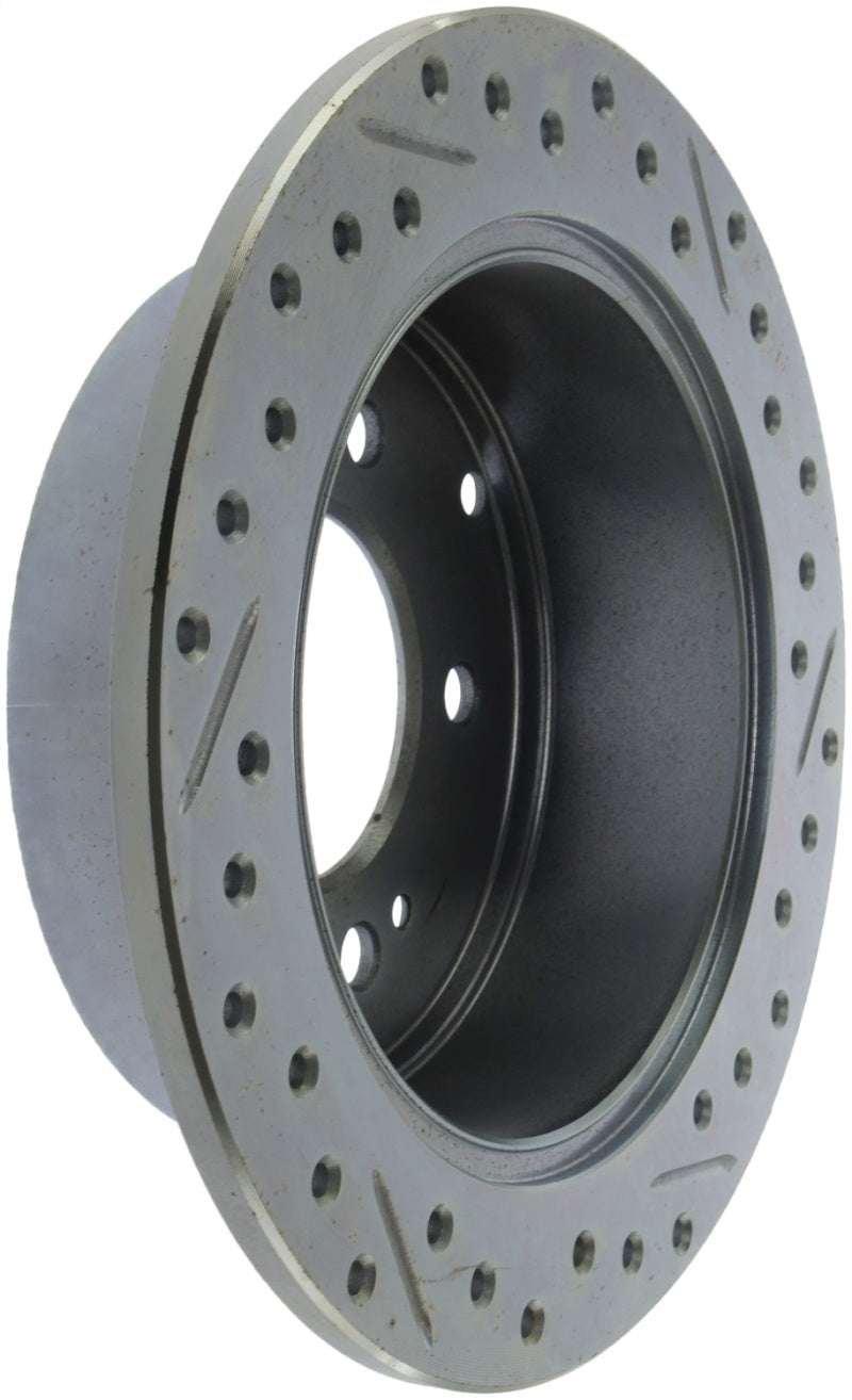 StopTech Select Sport 10-13 Kia Soul / Forte Right Slotted & Drilled Sport Brake Rotor - Rear 227.50027R