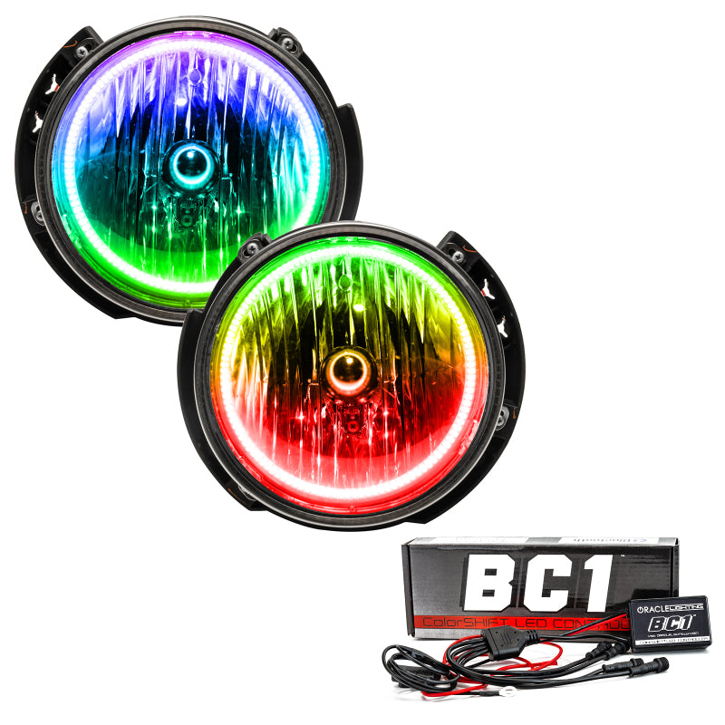 ORACLE Lighting Oracle 07-16 Jeep Wrangler JK SMD HL - ColorSHIFT w/ BC1 Controller 7079-335